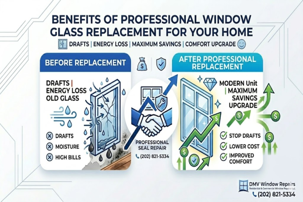 Benefits of Professional Window Glass Replacement for Your Home