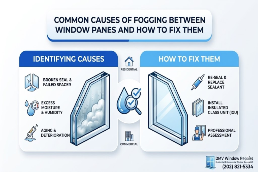 Common Causes of Fogging Between Window Panes and How to Fix Them