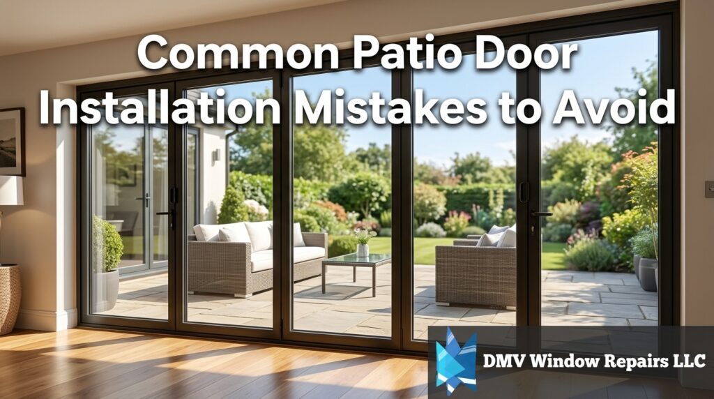 Common Patio Door Installation Mistakes to Avoid