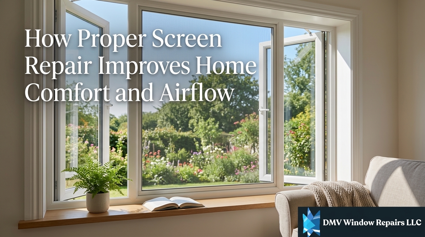 How Proper Screen Repair Improves Home Comfort and Airflow