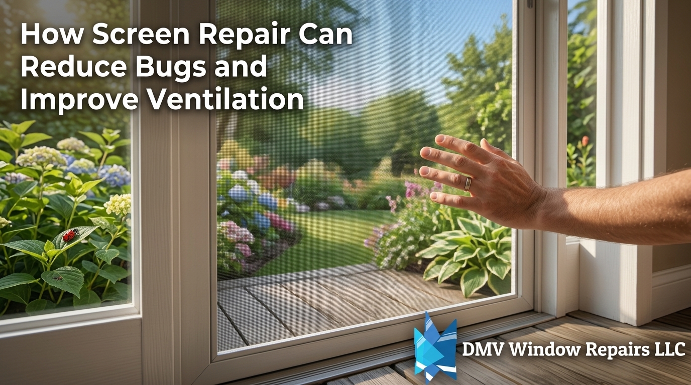 How Screen Repair Can Reduce Bugs and Improve Ventilation