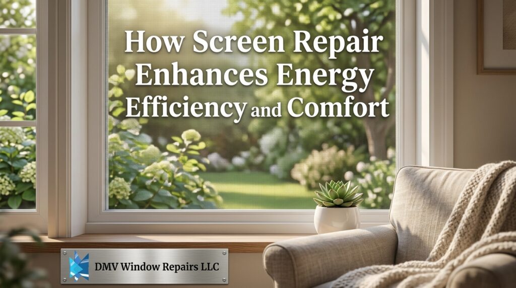 How Screen Repair Enhances Energy Efficiency and Comfort