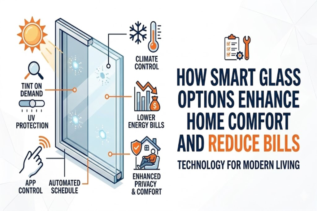 How Smart Glass Options Enhance Home Comfort and Reduce Bills