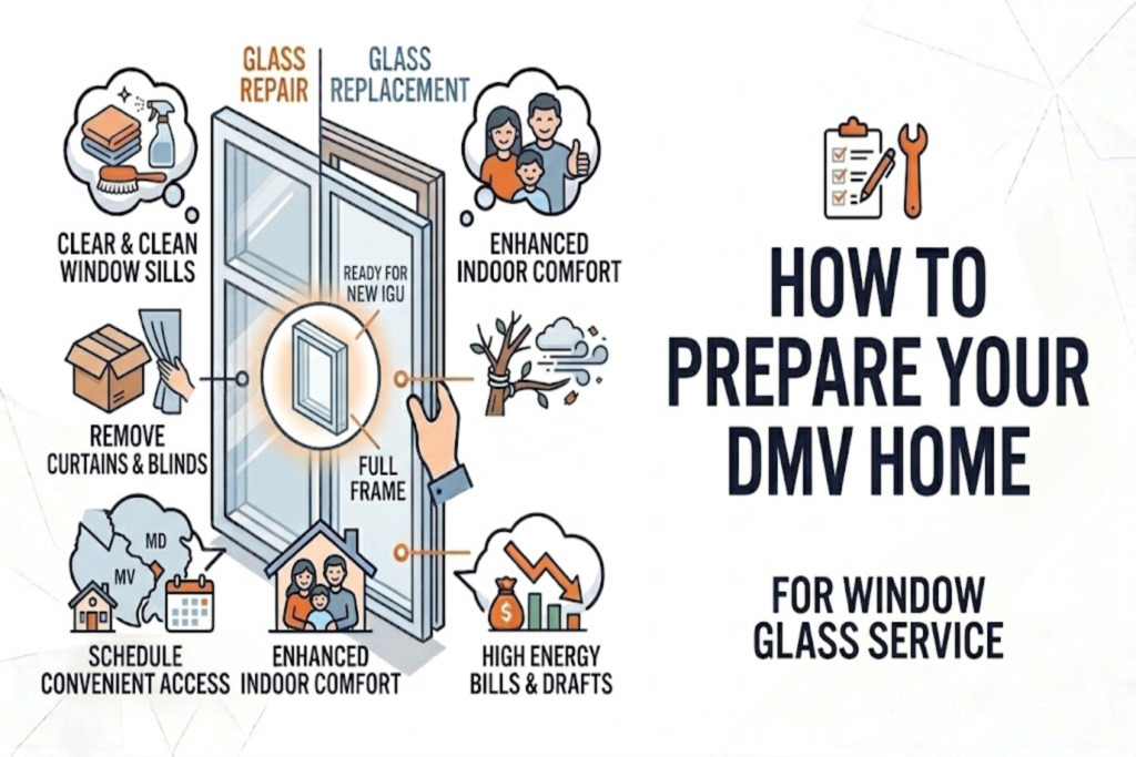 How to Prepare Your DMV Home for Window Glass Service