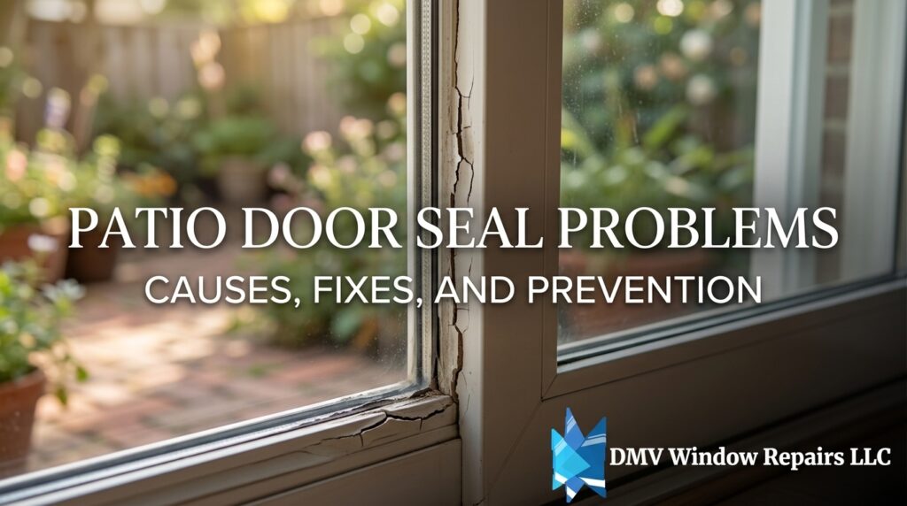 Patio Door Seal Problems Causes, Fixes, and Prevention
