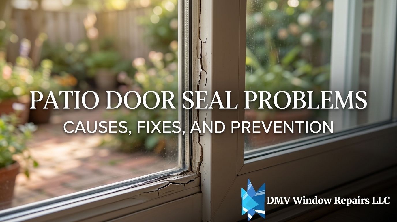 Patio Door Seal Problems Causes, Fixes, and Prevention