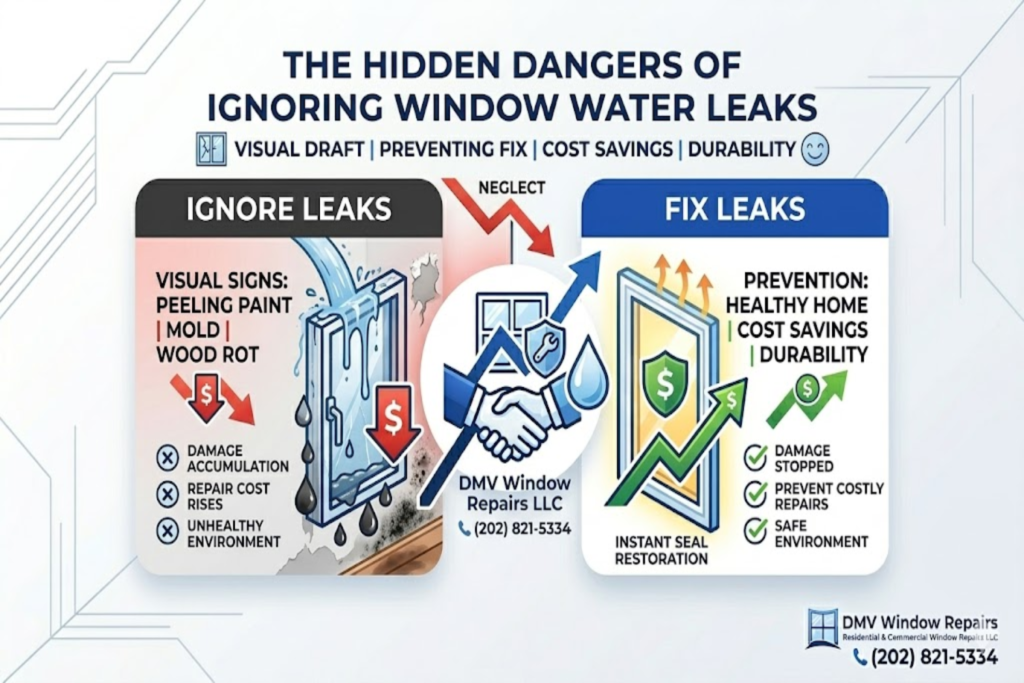 The Hidden Dangers of Ignoring Window Water Leaks