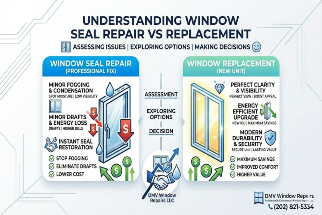Understanding Window Seal Repair vs Replacement