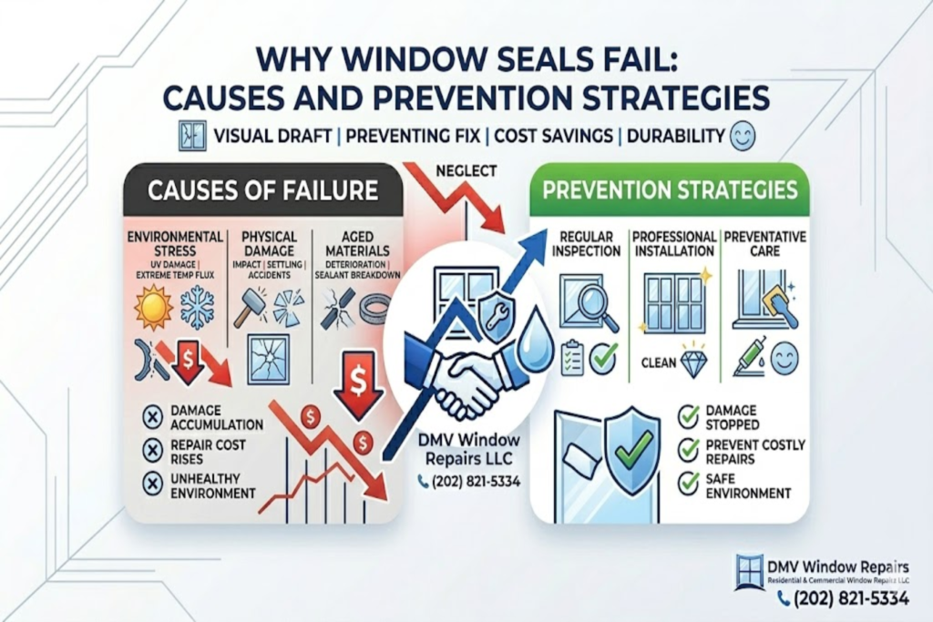 Why Window Seals Fail Causes and Prevention Strategies